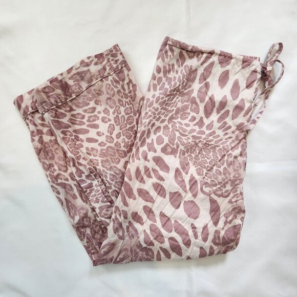 Natori Pajama Sleep Lounge Set, 100% Cotton, Pink and White. Size Small - Picture 5 of 16